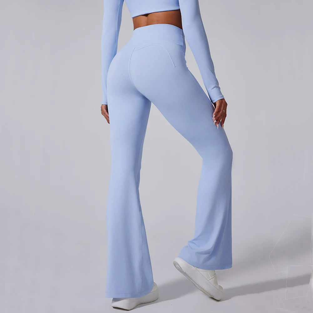 Ruby High Waist Flared Leggings