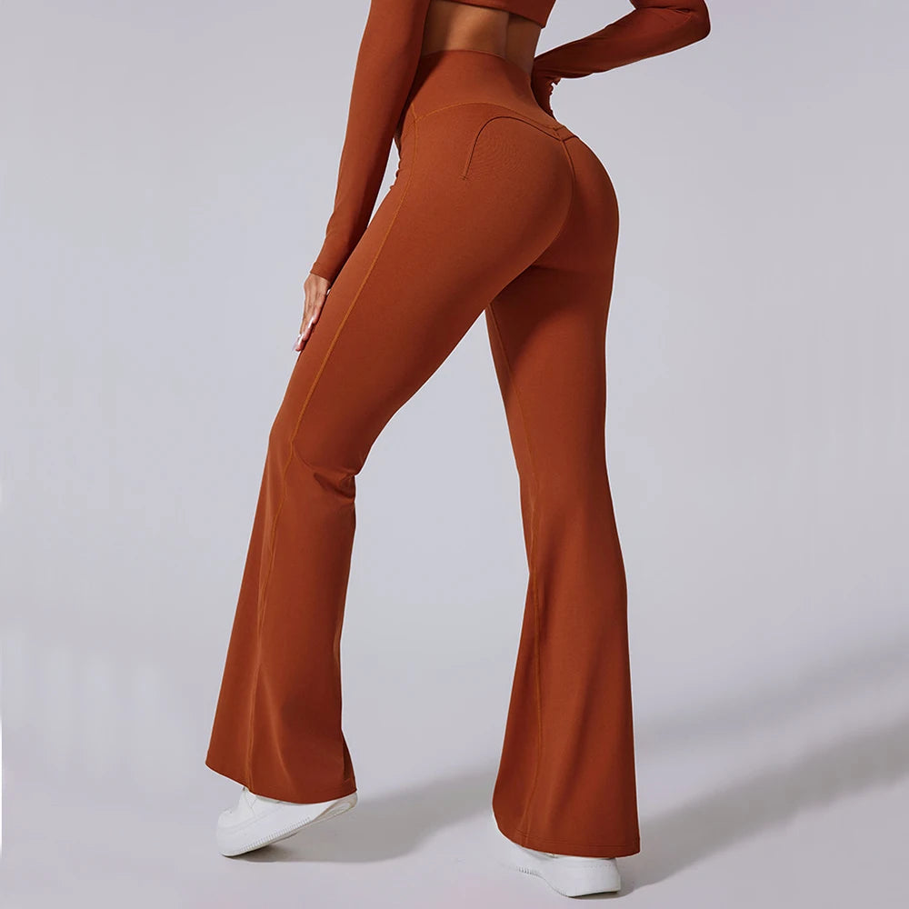Ruby High Waist Flared Leggings