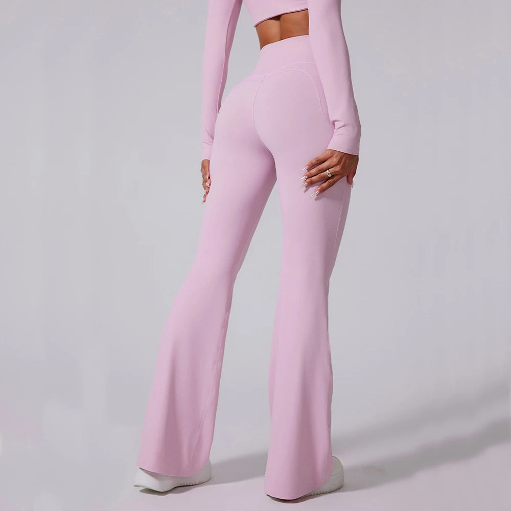 Ruby High Waist Flared Leggings